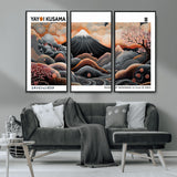 63125329-MGV-CV-36X24-Japanese Mt Fuji Wall Art – Surreal Ukiyo e Style Cherry Blossom Poster, Swirling Cloud Landscape Print, Modern Oriental Asian