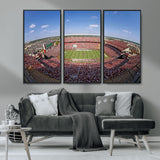 29492070-MGV-CV-36X24-William Brice Stadium Canvas Wall Art – Football Game, Stadium Crowd, Fans, Energy, Team Spirit, Daytime Outdoor Event Print for