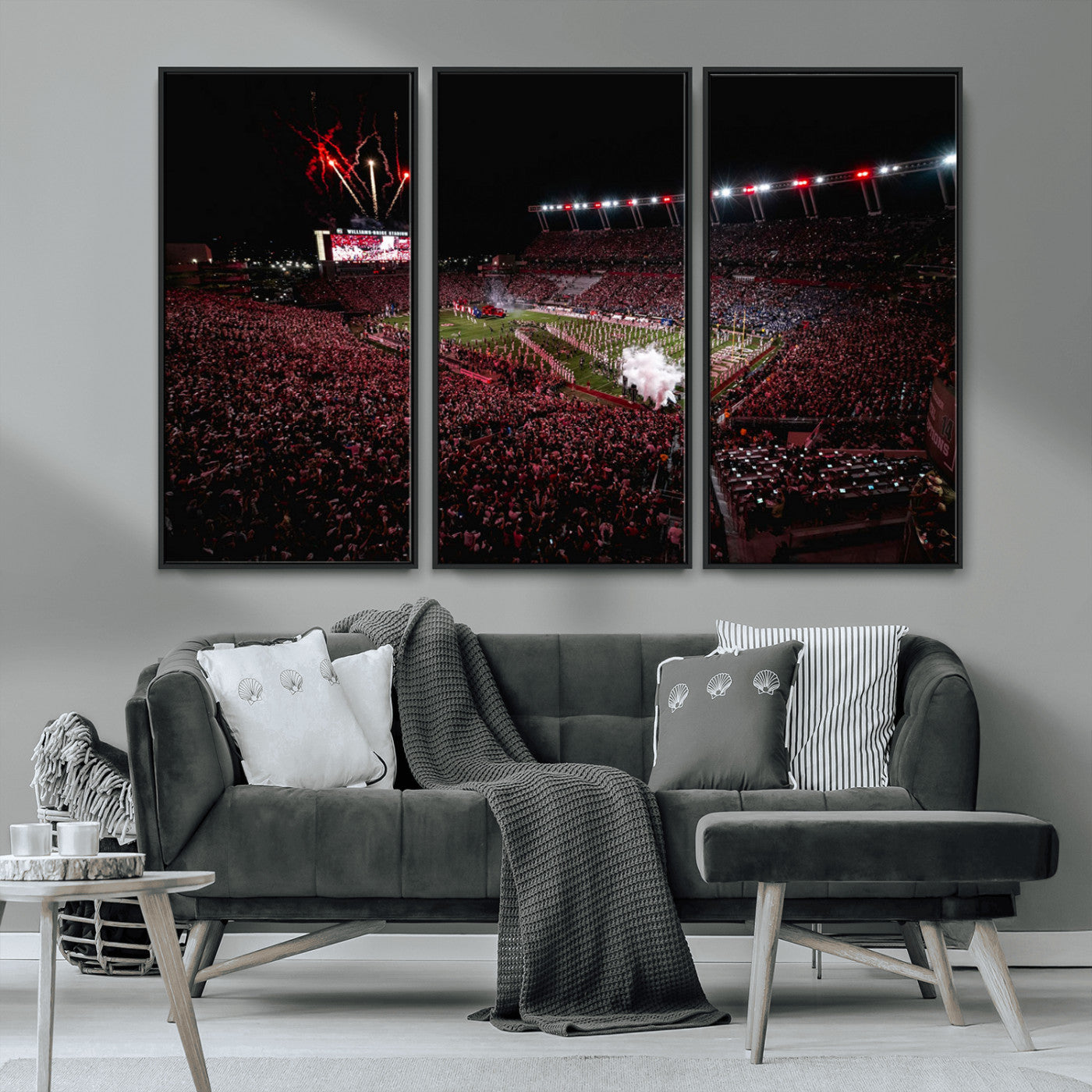 60690191-MGV-CV-36X24-William Brice Stadium Wall Art – Baseball Artwork Print for Game Room, Basement, Dorm or Office Wall Decor