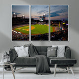 17415-MGV-CV-36X24-Philadelphia Phillies Stadium Wall Art Canvas Print, Framed Citizens Bank Park Art Picture Print, Phillies Stadium Field Perfect