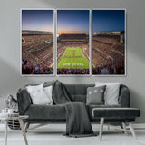 17421-MGV-CV-36X24-Kyle Field Wall Art Canvas Print, Framed Texas Stadium Art Picture Print, Kyle Field Stadium Perfect Sport Room Decor Artwork