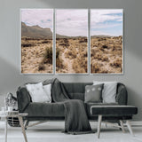 20681831-MGV-CV-36X24-Desert Landscape Wall Art – Southwestern Mountain Canvas Print, Rustic Western Nature Photography Decor for Living Room, Office,