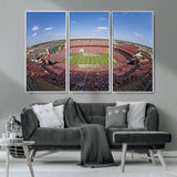 29492070-MGV-CV-36X24-William Brice Stadium Canvas Wall Art – Football Game, Stadium Crowd, Fans, Energy, Team Spirit, Daytime Outdoor Event Print for
