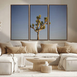 54552043-MGV-CV-36X24-Joshua Tree Art Wall Art Canvas Print, Framed Desert Landscape Art Picture Print, Southwestern Nature Perfect Southwestern Boho