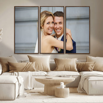 CSTM6030-MGV-CV-36X24-Custom Canvas Wall Art – Personalized Photo Print for Wedding, Anniversary or Gift, Ready to Hang Canvas for Home Decor