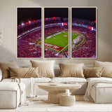 11343-MGV-CV-36X24-Bryant-Denny Stadium Wall Art – Panoramic Alabama Crimson Tide Football Field Canvas Print, Game Day Decor for Office, Man Cave or