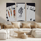 56787-MGV-CV-36X24-Playing Cards – Classic Poker Deck with Spades, Standard Size Durable Casino Quality Card Set for Magic Tricks, Blackjack, Bridge,