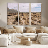 20681831-MGV-CV-36X24-Desert Landscape Wall Art – Southwestern Mountain Canvas Print, Rustic Western Nature Photography Decor for Living Room, Office,