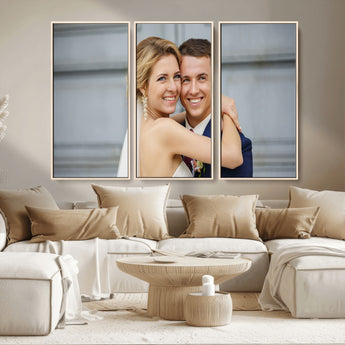 CSTM6030-MGV-CV-36X24-Custom Canvas Wall Art – Personalized Photo Print for Wedding, Anniversary or Gift, Ready to Hang Canvas for Home Decor