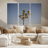 54552043-MGV-CV-36X24-Joshua Tree Art Wall Art Canvas Print, Framed Desert Landscape Art Picture Print, Southwestern Nature Perfect Southwestern Boho