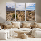 21606563-MGV-CV-36X24-Desert Mountain Wall Art – Southwest Landscape Photography Canvas Print, Rustic Nature Artwork Scenic Western Decor for Living