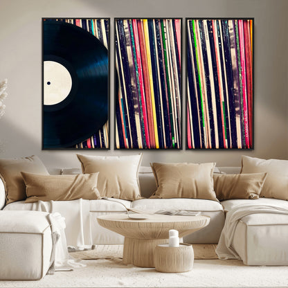 45029-MGV-CV-36X24-Misty Pine Forest Wall Art – Black and White Landscape Canvas Print, Foggy Trees Nature Photography, Modern Minimalist Decor for