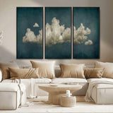 18162-MGV-CV-36X24-Ethereal Cloud Wall Art – Panoramic Sky Canvas Print, Dreamy Atmospheric Decor for Bedroom, Living Room or Office