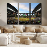 92672-MGV-CV-36X24-Chase Field Stadium Wall Art Canvas Print, Framed Arizona Stadium Art Picture Print, Chase Stadium Perfect Sports Room Decor