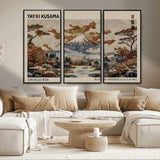 11778299-MGV-CV-36X24-Japanese Landscape Wall Art – Mount Fuji Canvas Print, Asian Inspired Nature Decor for Living Room, Bedroom, Office or Studio
