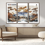 80111817-MGV-CV-36X24-Japanese Landscape Wall Art – Mount Fuji Autumn Canvas Print, Asian Inspired Nature Decor for Living Room, Bedroom, Office or