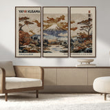 11778299-MGV-CV-36X24-Japanese Landscape Wall Art – Mount Fuji Canvas Print, Asian Inspired Nature Decor for Living Room, Bedroom, Office or Studio