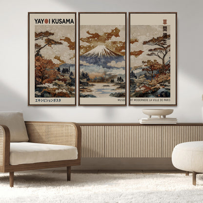 11778299-MGV-CV-36X24-Japanese Landscape Wall Art – Mount Fuji Canvas Print, Asian Inspired Nature Decor for Living Room, Bedroom, Office or Studio