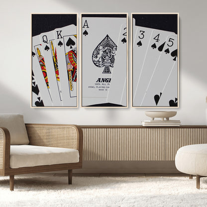 56787-MGV-CV-36X24-Playing Cards – Classic Poker Deck with Spades, Standard Size Durable Casino Quality Card Set for Magic Tricks, Blackjack, Bridge,