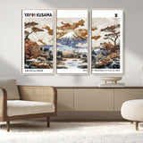80111817-MGV-CV-36X24-Japanese Landscape Wall Art – Mount Fuji Autumn Canvas Print, Asian Inspired Nature Decor for Living Room, Bedroom, Office or