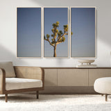 54552043-MGV-CV-36X24-Joshua Tree Art Wall Art Canvas Print, Framed Desert Landscape Art Picture Print, Southwestern Nature Perfect Southwestern Boho