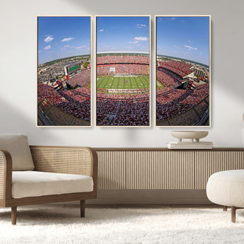 29492070-MGV-CV-36X24-William Brice Stadium Canvas Wall Art – Football Game, Stadium Crowd, Fans, Energy, Team Spirit, Daytime Outdoor Event Print for