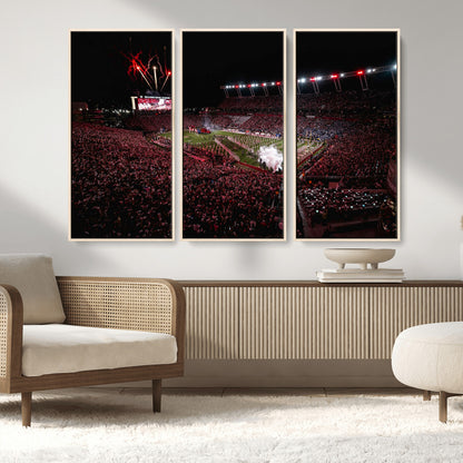 60690191-MGV-CV-36X24-William Brice Stadium Wall Art – Baseball Artwork Print for Game Room, Basement, Dorm or Office Wall Decor
