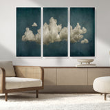 18162-MGV-CV-36X24-Ethereal Cloud Wall Art – Panoramic Sky Canvas Print, Dreamy Atmospheric Decor for Bedroom, Living Room or Office