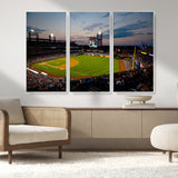 17415-MGV-CV-36X24-Philadelphia Phillies Stadium Wall Art Canvas Print, Framed Citizens Bank Park Art Picture Print, Phillies Stadium Field Perfect