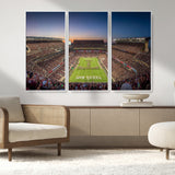 17421-MGV-CV-36X24-Kyle Field Wall Art Canvas Print, Framed Texas Stadium Art Picture Print, Kyle Field Stadium Perfect Sport Room Decor Artwork