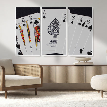 56787-MGV-CV-36X24-Playing Cards – Classic Poker Deck with Spades, Standard Size Durable Casino Quality Card Set for Magic Tricks, Blackjack, Bridge,