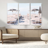 67623952-MGV-CV-36X24-Minimalist Beach Wall Art Canvas Print, Framed Pastel Sand Art Picture Print, Beach Aesthetic Perfect Coastal Minimalist Decor