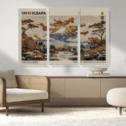 11778299-MGV-CV-36X24-Japanese Landscape Wall Art – Mount Fuji Canvas Print, Asian Inspired Nature Decor for Living Room, Bedroom, Office or Studio