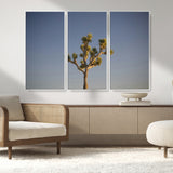 54552043-MGV-CV-36X24-Joshua Tree Art Wall Art Canvas Print, Framed Desert Landscape Art Picture Print, Southwestern Nature Perfect Southwestern Boho