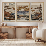 11778299-MGV-CV-36X24-Japanese Landscape Wall Art – Mount Fuji Canvas Print, Asian Inspired Nature Decor for Living Room, Bedroom, Office or Studio