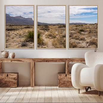 21606563-MGV-CV-36X24-Desert Mountain Wall Art – Southwest Landscape Photography Canvas Print, Rustic Nature Artwork Scenic Western Decor for Living