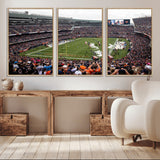 18347149-MGV-CV-36X24-Soldier Field Wall Art – Chicago Bears Football Stadium Canvas Print, Game Day Sports Decor for Man Cave, Bar, Office, or Living