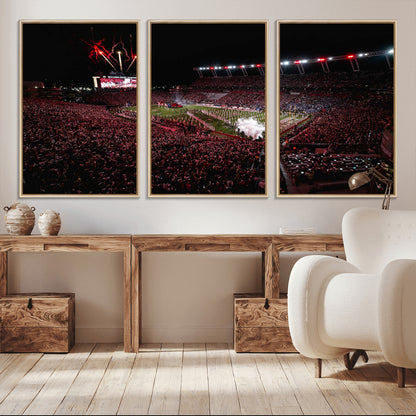 60690191-MGV-CV-36X24-William Brice Stadium Wall Art – Baseball Artwork Print for Game Room, Basement, Dorm or Office Wall Decor