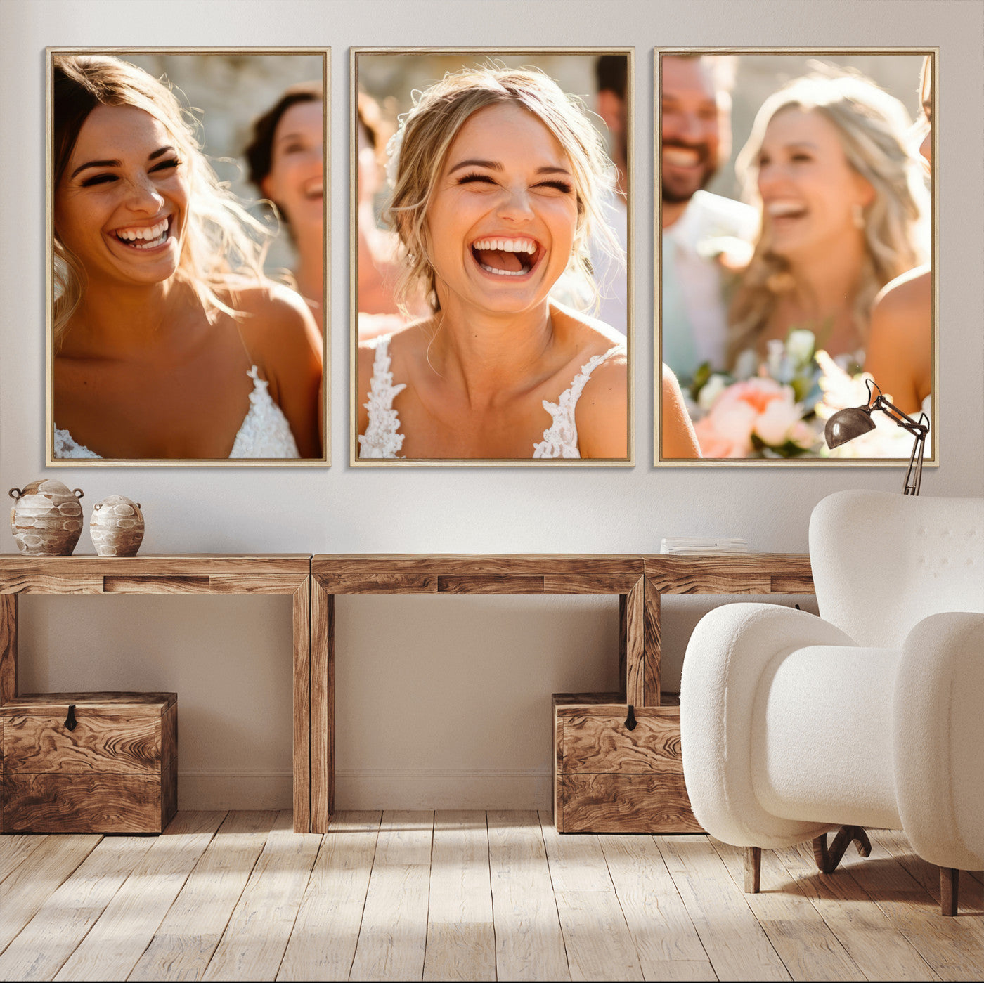 CSTM912-MGV-CV-36X24-Framed Wedding Canvas Print - Custom Wall Art Keepsake for Couples, Elegant Home Decoration Gift, Create Your Own Photo Canvas
