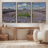 76491-MGV-CV-36X24-Buffalo Bills Stadium Wall Art Canvas Print, Framed Bills Stadium Art Picture Print, Highmark Stadium Perfect Sport Room Decor