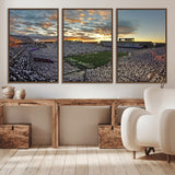 38807-MGV-CV-36X24-Beaver Stadium Wall Art Canvas Print, Framed Beaver Stadium Field Art Picture Print, Football Stadium Perfect Sport Room Decor