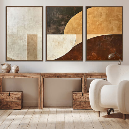 15030-MGV-CV-36X24-Wabi Sabi Wall Art Canvas Print, Framed Modern Abstract Art Picture Print, Minimalist Zen Perfect Minimalist Modern Decor Artwork