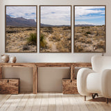 21606563-MGV-CV-36X24-Desert Mountain Wall Art – Southwest Landscape Photography Canvas Print, Rustic Nature Artwork Scenic Western Decor for Living