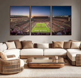 17421-MGV-CV-36X24-Kyle Field Wall Art Canvas Print, Framed Texas Stadium Art Picture Print, Kyle Field Stadium Perfect Sport Room Decor Artwork
