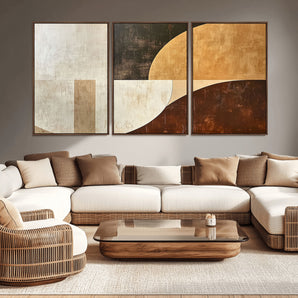 15030-MGV-CV-36X24-Wabi Sabi Wall Art Canvas Print, Framed Modern Abstract Art Picture Print, Minimalist Zen Perfect Minimalist Modern Decor Artwork