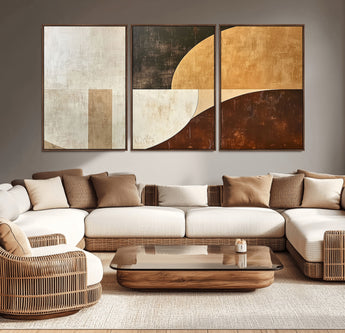 15030-MGV-CV-36X24-Wabi Sabi Wall Art Canvas Print, Framed Modern Abstract Art Picture Print, Minimalist Zen Perfect Minimalist Modern Decor Artwork