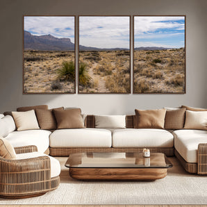 21606563-MGV-CV-36X24-Desert Mountain Wall Art – Southwest Landscape Photography Canvas Print, Rustic Nature Artwork Scenic Western Decor for Living