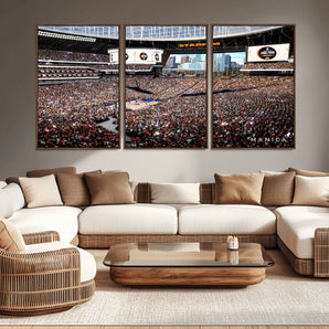 38616413-MGV-CV-36X24-Chicago Dome Stadium Wall Art – Futuristic Basketball Final Four Arena Canvas Print, Modern Sports Fan Decor for Man Cave or