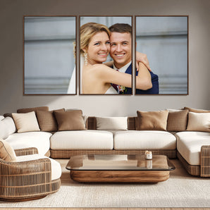 CSTM6030-MGV-CV-36X24-Custom Canvas Wall Art – Personalized Photo Print for Wedding, Anniversary or Gift, Ready to Hang Canvas for Home Decor