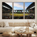 92672-MGV-CV-36X24-Chase Field Stadium Wall Art Canvas Print, Framed Arizona Stadium Art Picture Print, Chase Stadium Perfect Sports Room Decor